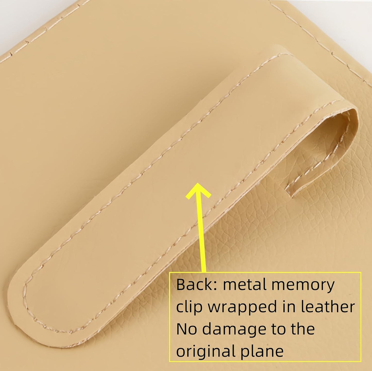 Auto Car Sun Visor Organizer, Multifunctional Auto Interior Accessories Storage Pocket Sun Visor Pouch for Card License Registration Document Pen Key Interior Accessories Pocket Organizer (Pink)