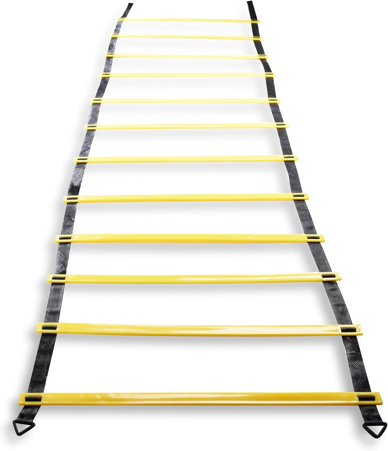 Agility Ladder, 2 Pack - Exercise and Training Ladder Set with Ground Stakes for Football, Soccer, Tennis, and More - Improves Speed & Fitness - Complete with Carrying Bag