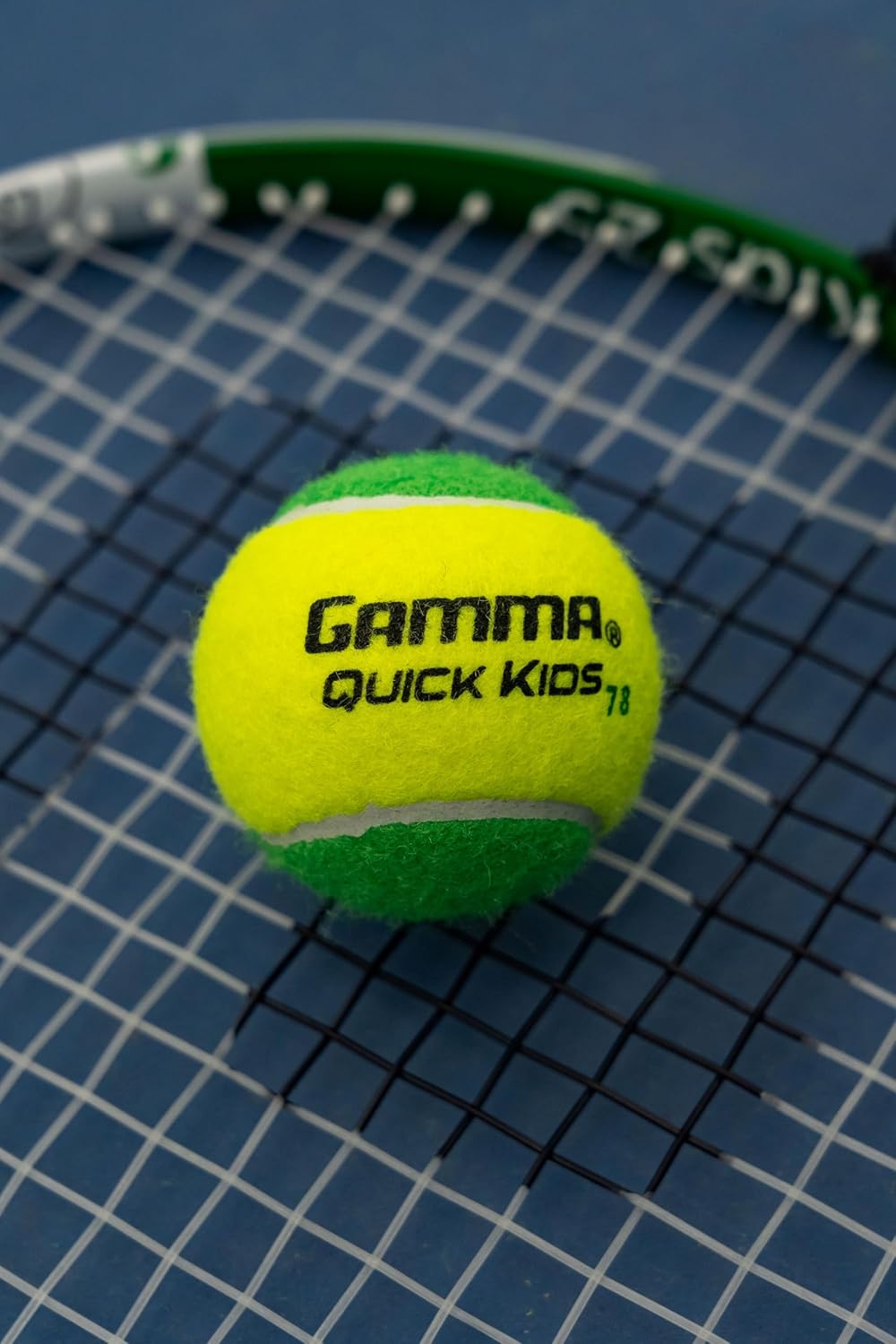GAMMA Quick Kids 36, 60, & 78 Training Tennis Balls for Kids & Beginners, Low-Compression Core Reduces Speed & Bounce, Great for Tennis Practice, USTA & ITF Approved for Use in 10 & Under Tournaments