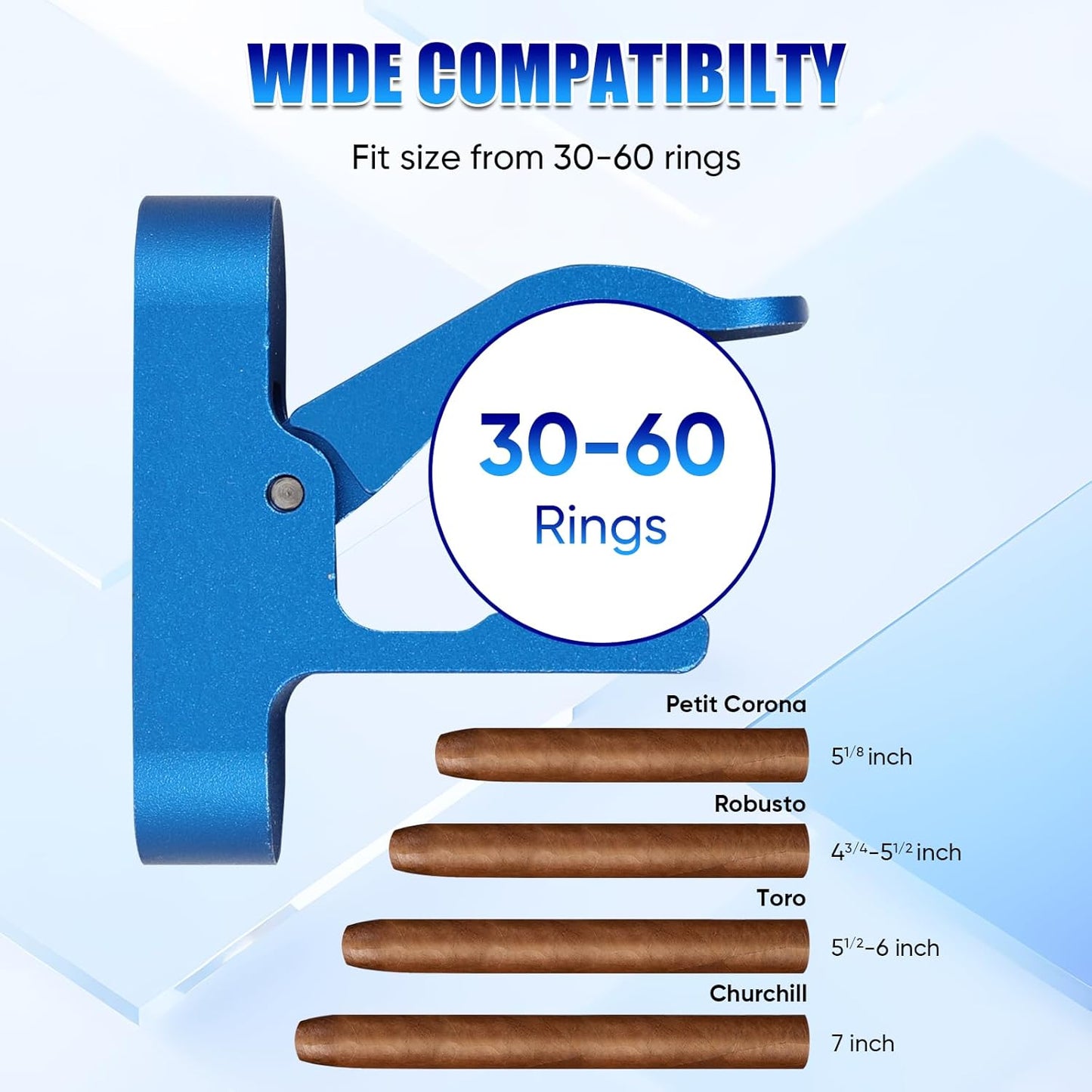 Kingson Magnetic Golf Holder Clip for Golf Cart Aluminum Alloy Stand Clip Hold 30-60 Rings Golf Gifts for Golfers