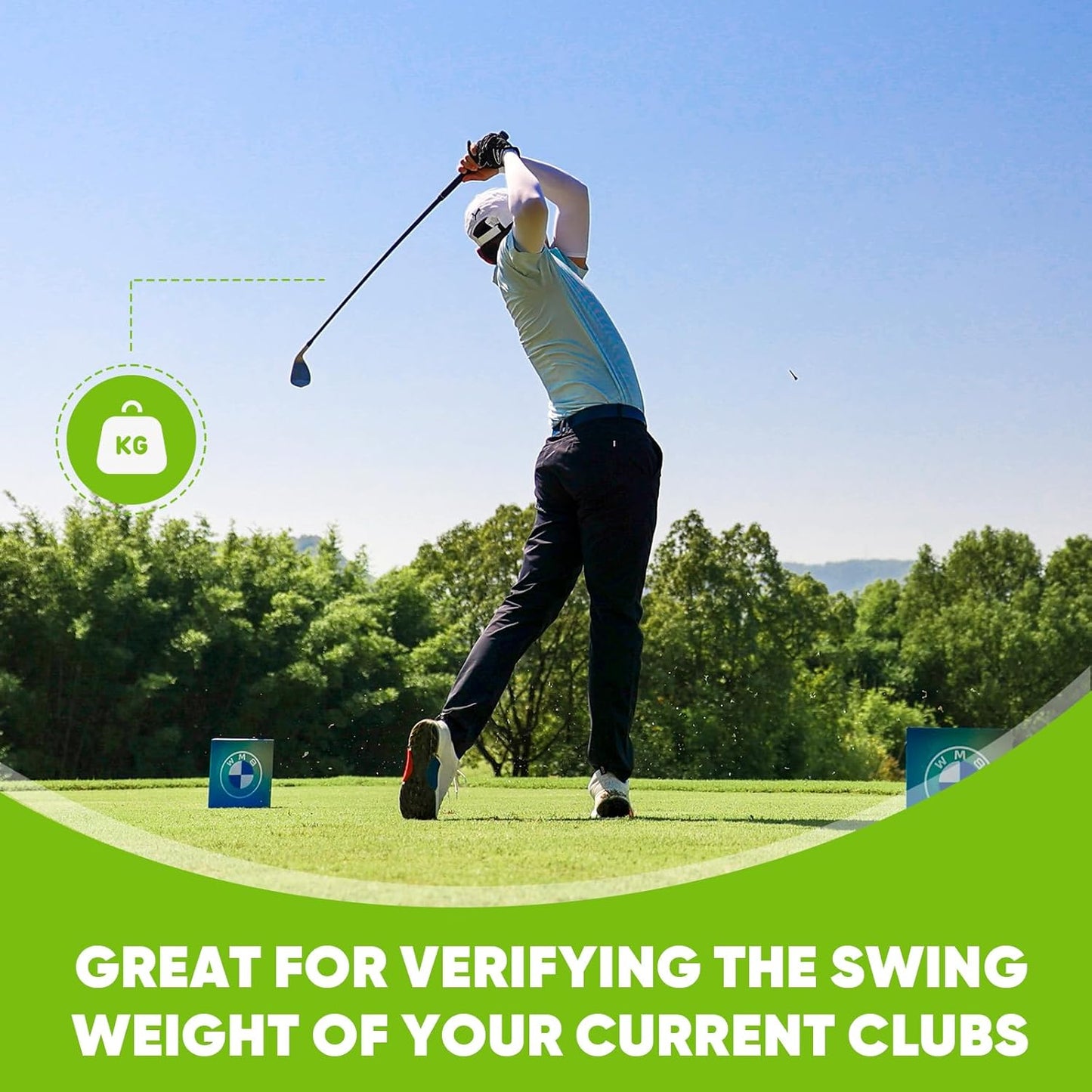 Golf Club Length & Swing Weight Balance Scale Fitting Tool - Measurement Fitting