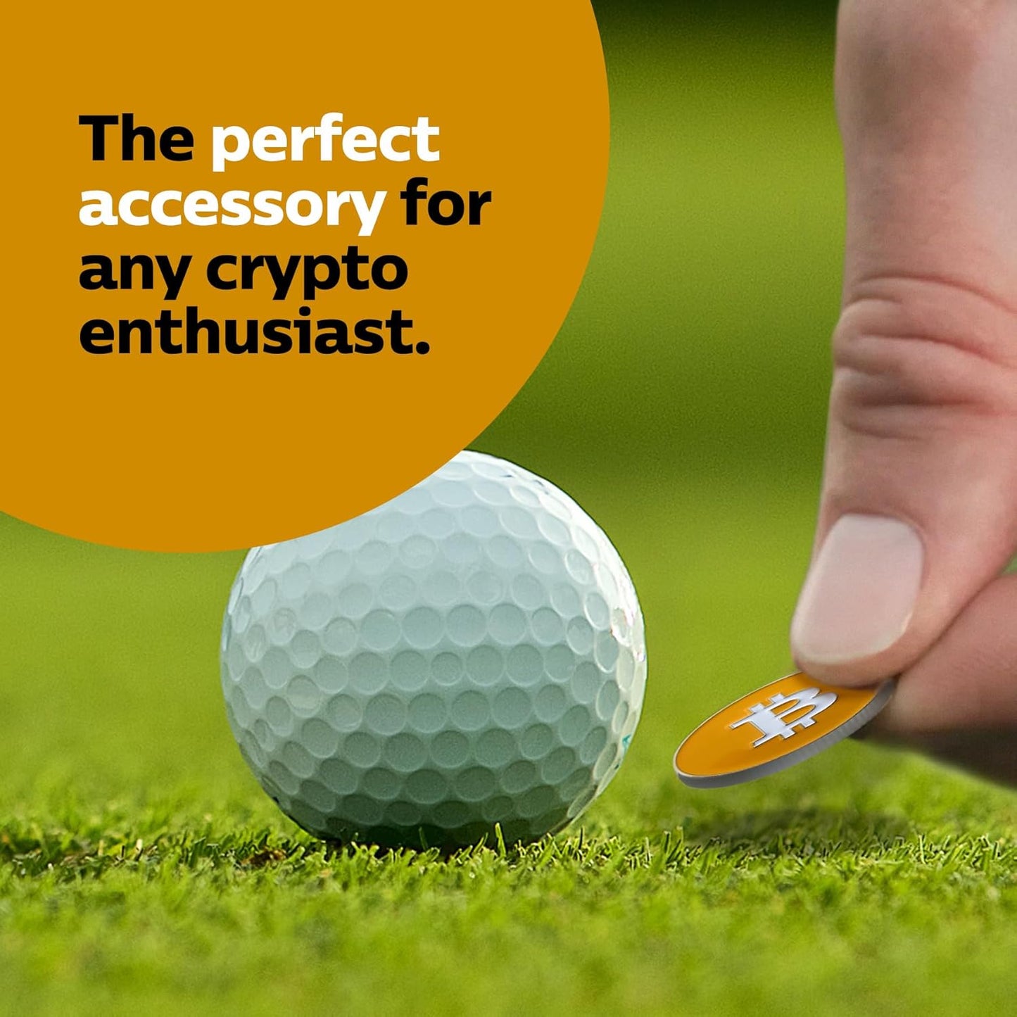 Bitcoin Golf Ball Markers Value Pack - Works with Most Hat Magnetic Clips and Divot Repair Tools Men and Women Golf Gift Accessories Funny Ball Mark Bulk Lot