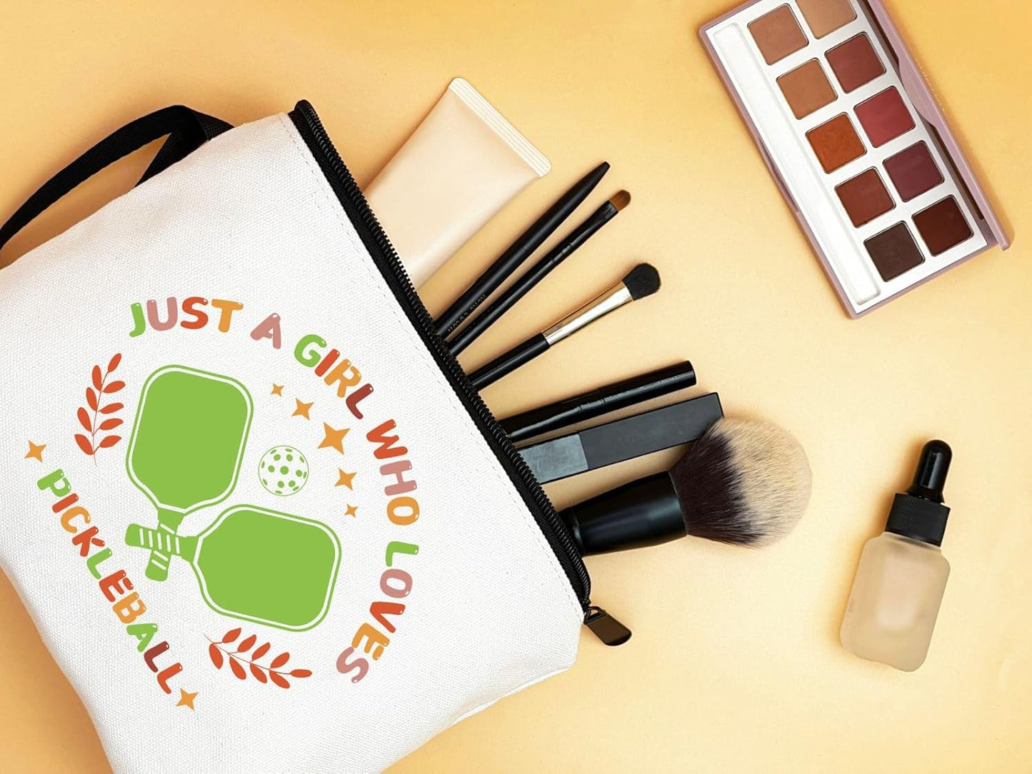 Pickleball Gifts for Women,Pickleball Lover Gifts,Pickleball Accessories Women,Pickleball Cosmetic Makeup Bag,Pickleball Party Gifts,Birthday Gifts for Teen Girls