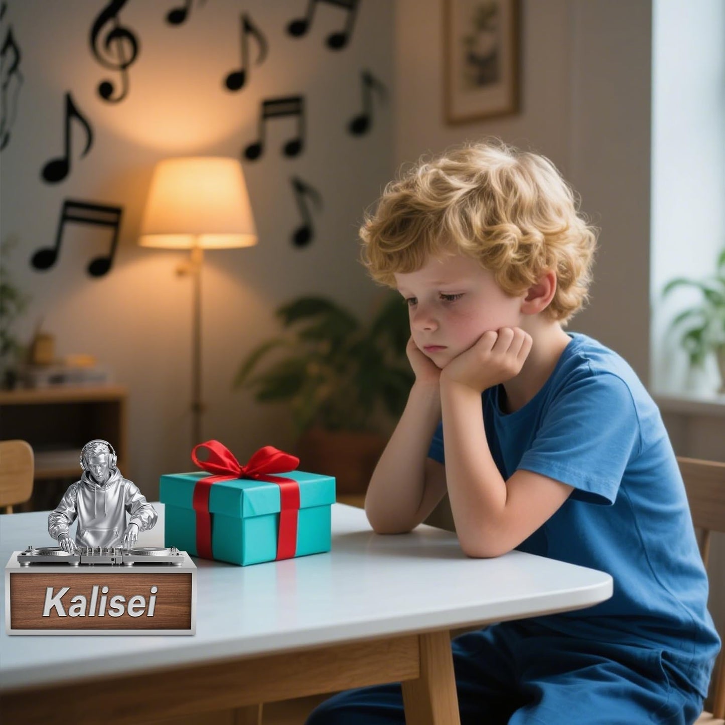 Custom DJ Name Desk Sign Personalized Acrylic DJ Desk Ornament Music Studio Decor Plaque Disc Player Hip-hop Singer Figurine Trinket Music Lovers Gift for Men Women