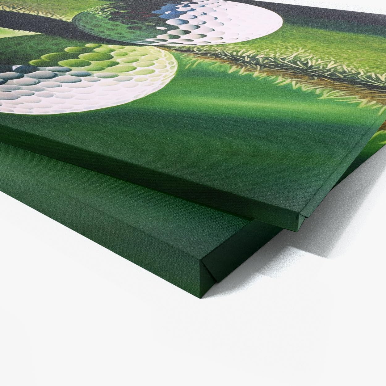 Sense Canvas Golf Ball Green 2 Canvas Art - Home Decor Wall Art Print Poster Painting Medium 24x18 / 1.5"