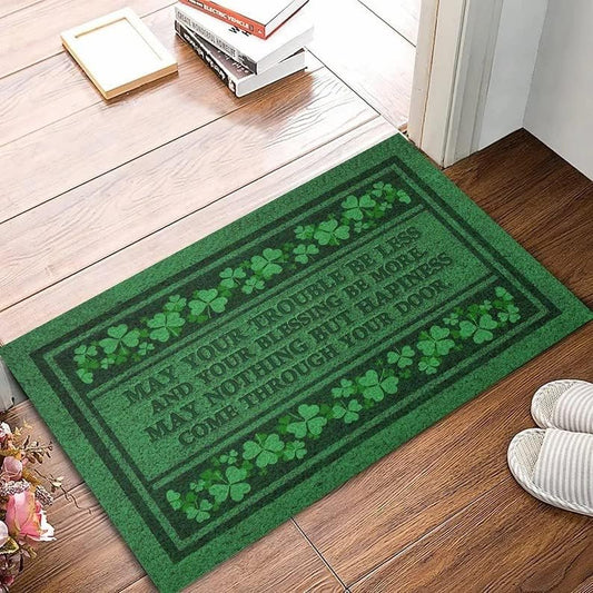 an Irish Blessing Non Slip Rugs Soft Bath Rugs for Indoor Entrance Floor Door Mat Dries Quickly Kitchen Mat Natural Durable Easy to Maintain Bath Mat 18x30 inch