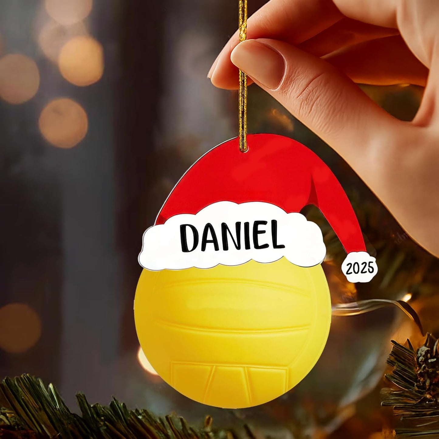 Personalized Spikeball Christmas Ornament 2025, Custom Spikeball Ornaments with Name, Team Ornament, Custom Coach Gifts, Christmas Tree Decorations, Gifts for Sports Lovers Boys, Xmas Gift 2025