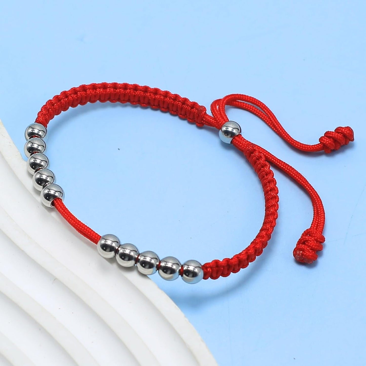 LAMIBEE Golf Stainless Steel 10 Beads Score Counter Bracelet, Golf Stroke Count Bracelet, Resizable and Easy to Adjust Golf Round Scoring Tracker, Durable and Stylish Golf Accessory