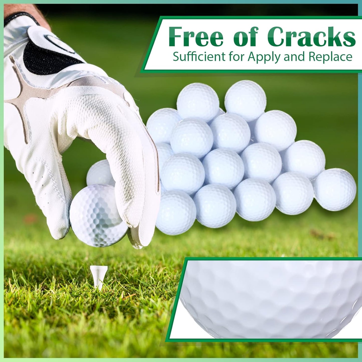 Jerify Practice Golf Balls Bulk 45g Solid Rubber Golf Training Balls High Bounce Performance for Hit Away Swing Driving Range Indoor Outdoor Training