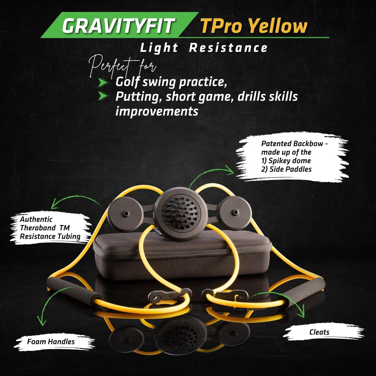 Golf Swing Performance Trainer Aid | Golf Swing Trainer Trusted by PGA Coaches | Backed by 30 Years Research | Elevate Your Golf Training | Enhance Strength, Stability, Rotation & Posture