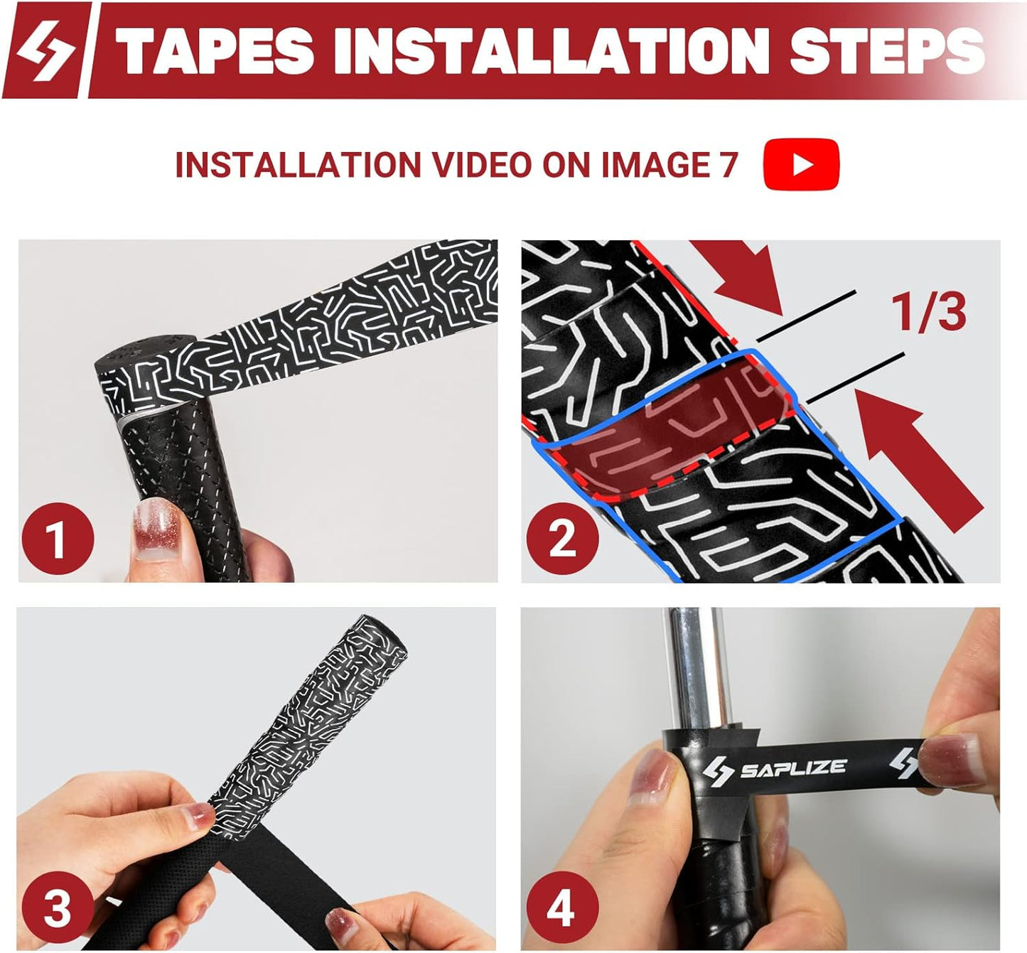 SAPLIZE Golf Grip Wrapping Tapes, 3 Or 15 Pack Tacky PU Overgrip Tapes, New Regripping Solution for Golf Club Grips