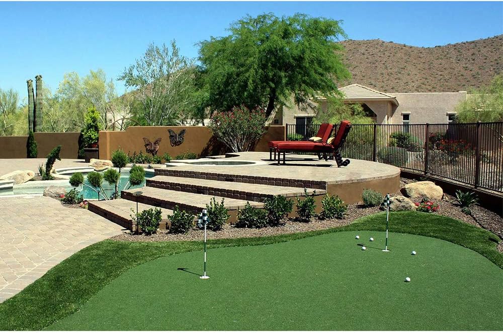 Golf Putting Green - Artificial Grass Turf 8FT X 42FT, Indoor/Outdoor Training Mat, Synthetic Fake Grass for Baseball, Football, Gym Sports