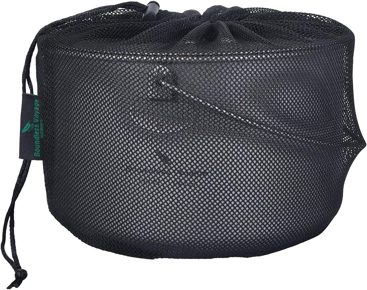 5pcs Nylon Mesh Bag Travel Stuff Sack Sports Equipment Bag BVP04