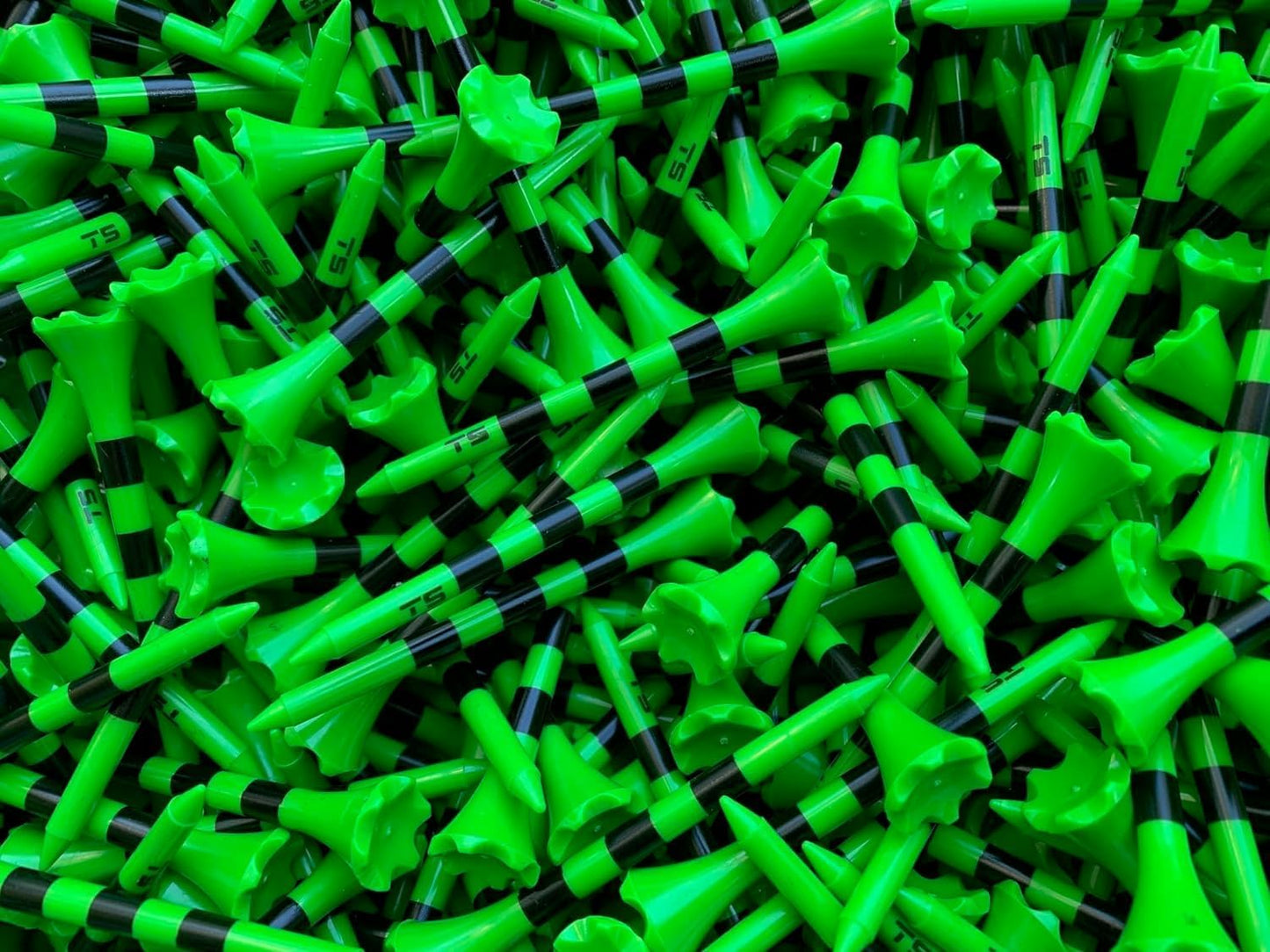 TRUESTRIKE Premium USA Golf Tees – 3¼" or 2¾" Durable Plastic Performance Tees (100 Pack) – Made in USA – Bulk Value Pack