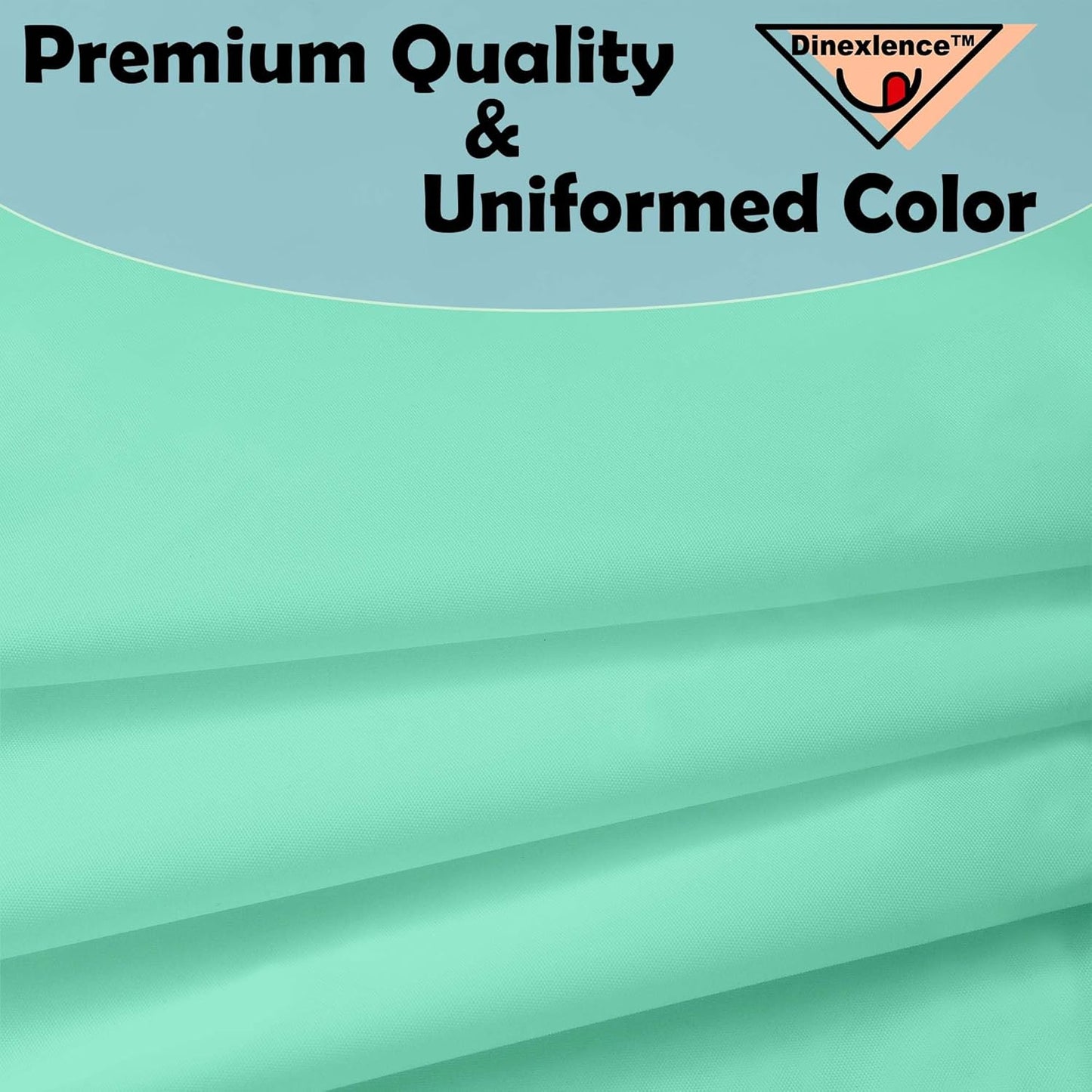 2 Pack Fresh Mint Premium Plastic Tablecloth Rectangle 54 x 108 Inches Reusable Mint Green Decorative Table Cover for Dining, Wedding, Party, Indoor and Outdoor use