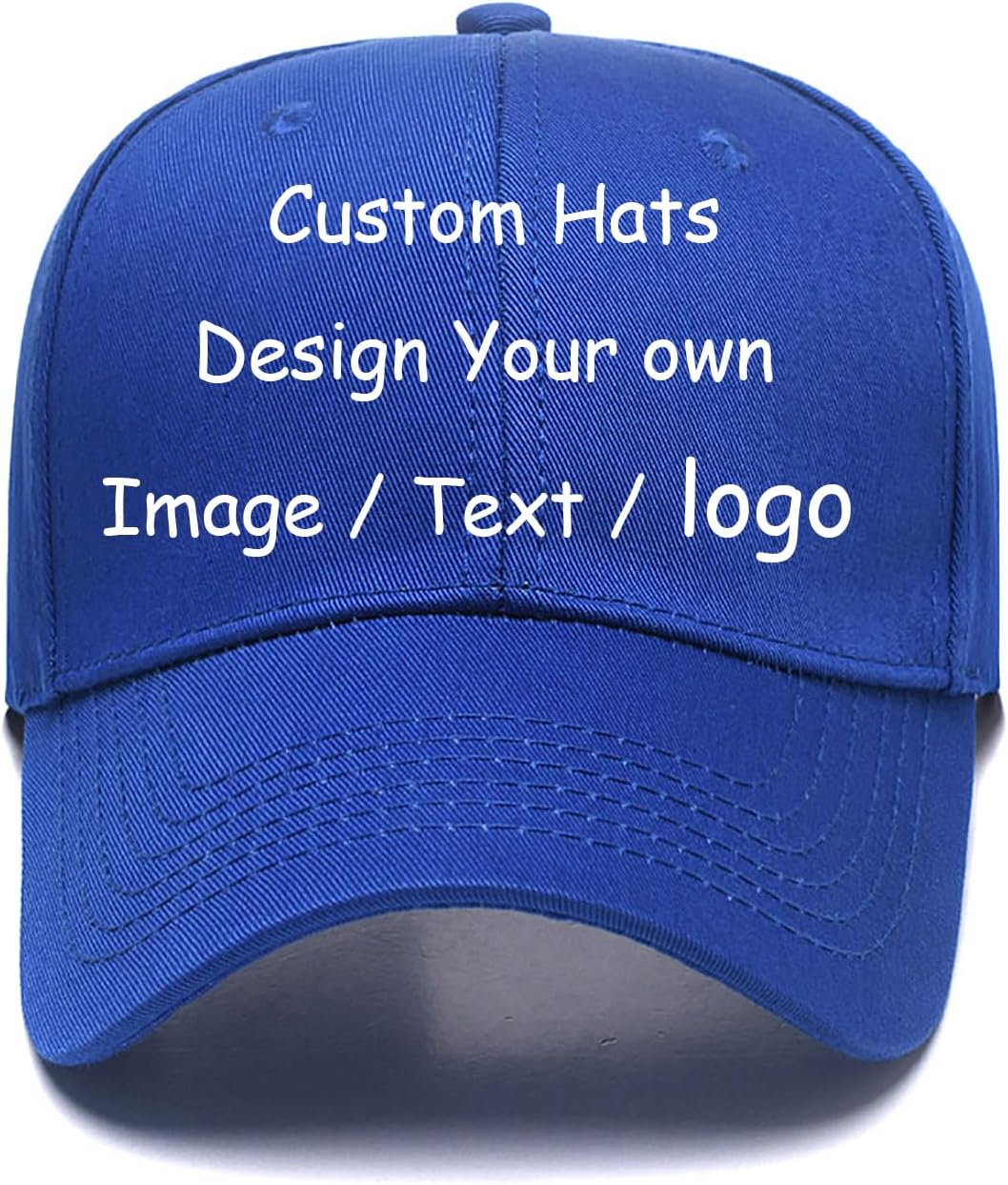 Custom Hats Design Your Own Logo Adjustable Baseball Caps for Running Workouts Personalized Dad Hats Fashion Sports Cap