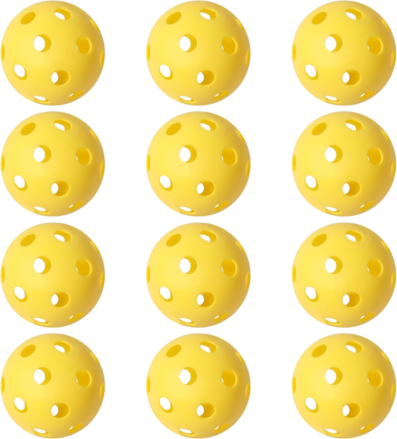 GSE Games & Sports Expert Practice Baseballs, Plastic Baseballs Training, Hollow Airflow Softballs for Pitching, Batting, Catching for All Skill Levels (Several Styles Available)