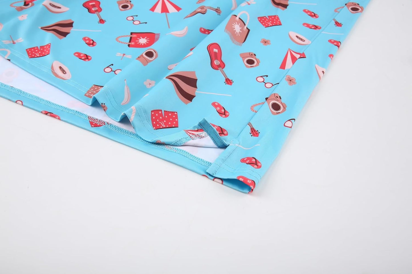 Alex Vando Mens Hawaiian Golf Shirt Moisture Wicking Digital Print Golf Shirts for Men