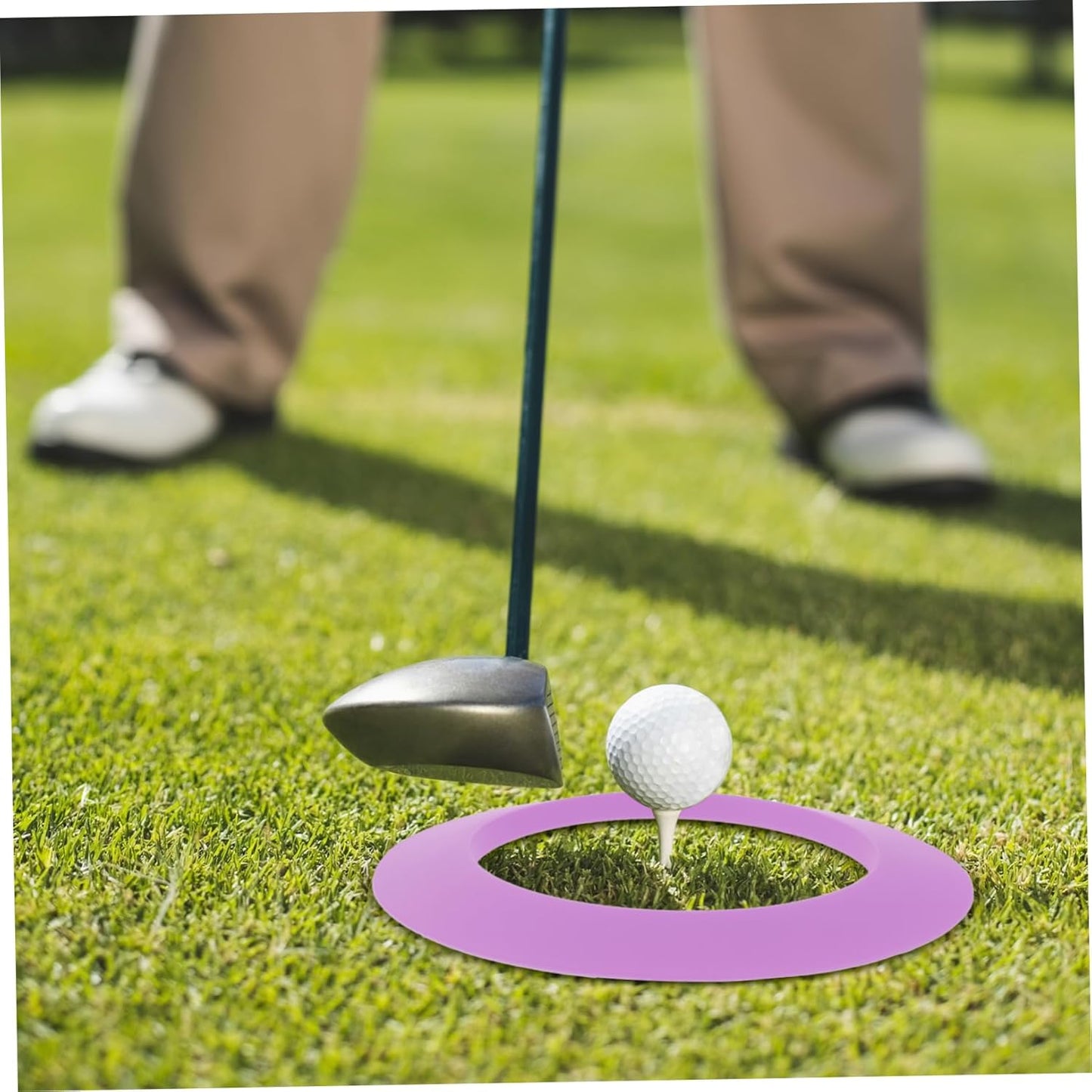 Golf Putting Practice Cup Rings Portable Silicone Golf Cup Hole Rings Golf Target Circles for Golf