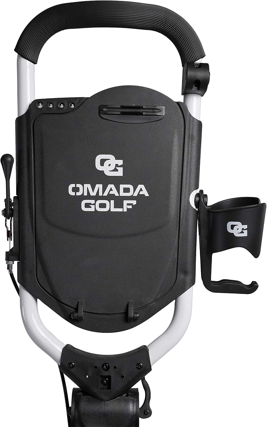 OMADA GOLF Trilite Golf Push Cart | Lightweight and Folding Golf Cart | Adjustable Golf Bag Stand