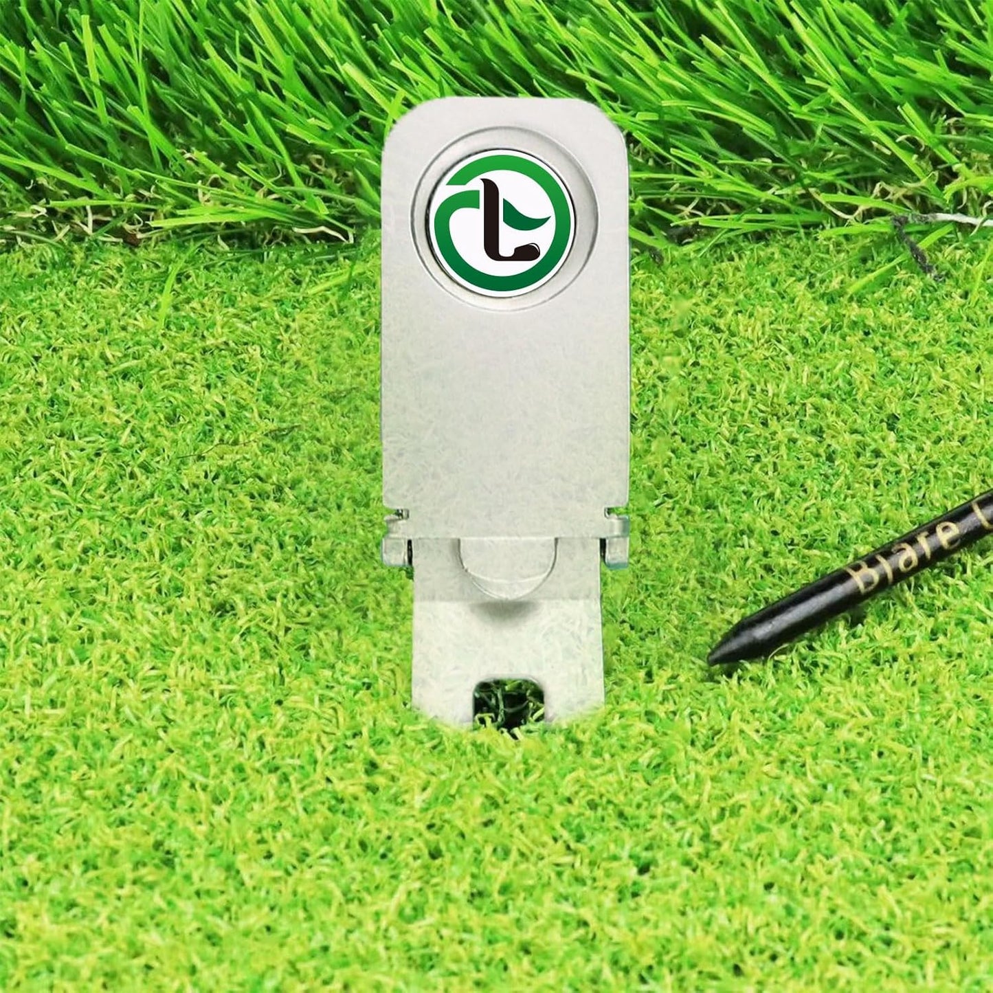 Magnetic Golf Divot Repair Tool and Ball Marker, 4 in 1 Golf Accessory Tool, Opener - Club Tee - Groove Cleaner - Putting Alignment - Designed to Be The Ultimate Tool for The Green