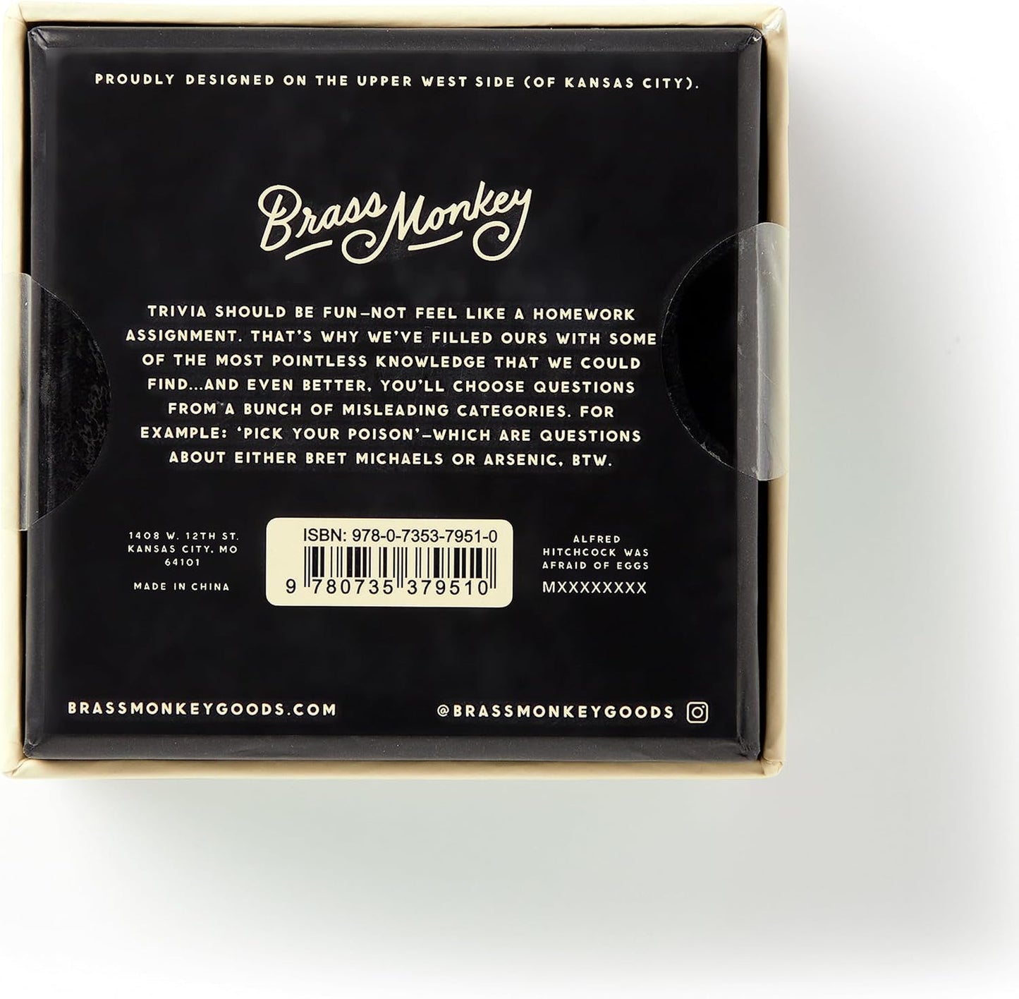 Brass Monkey Incredibly Pointless – Trivia Card Game Set with 200 Unique Questions About Pointless Knowledge for Adults and Kids Ages 13+