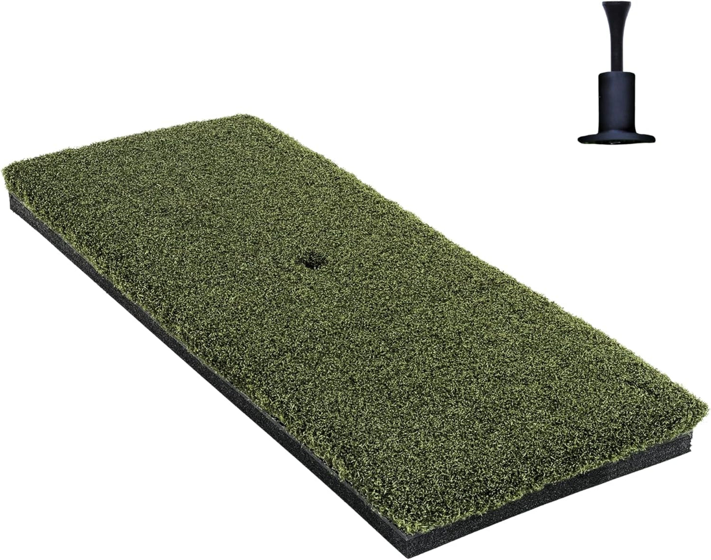 The Original Country Club Elite® by Real Feel Golf Mats® 10”X24” Hitting Strip | Heavy Duty Commercial Practice Mat | Accepts A Real Tee | Swing Down and Through | Indoor/Outdoor