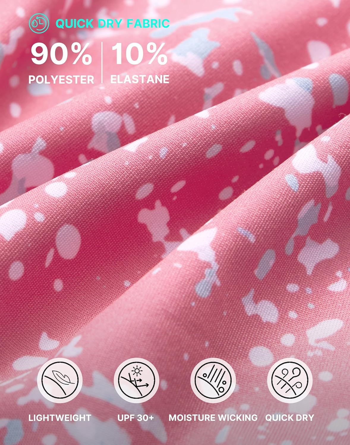 Obla Mens Golf Polo Shirts Short Sleeve Dry Fit Performance Moisture Wicking Casual Print Collared Golf Shirts for Men