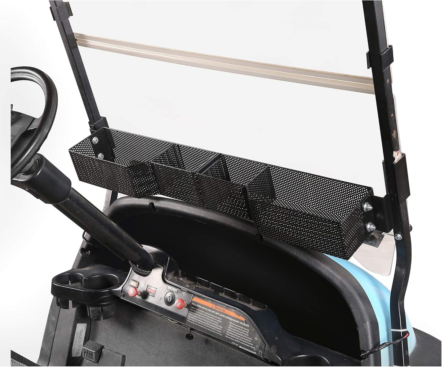 10L0L Golf Cart Front Inner Basket for Club Car DS & Precedent 2001-up Electric & Gas, Heavy Steel Mesh Basket Storage Tray