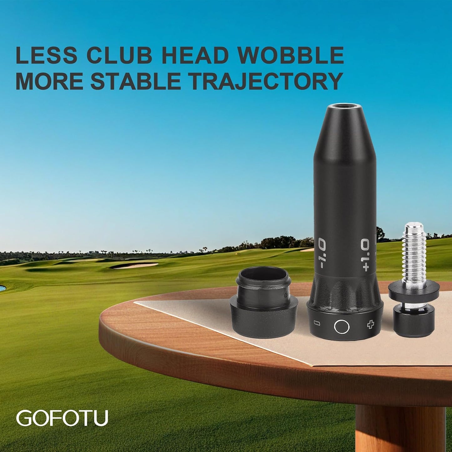 Gofoto .335 Tip Golf Shaft Adapter Sleeve Compatible with Ping G440 Driver Right Hand