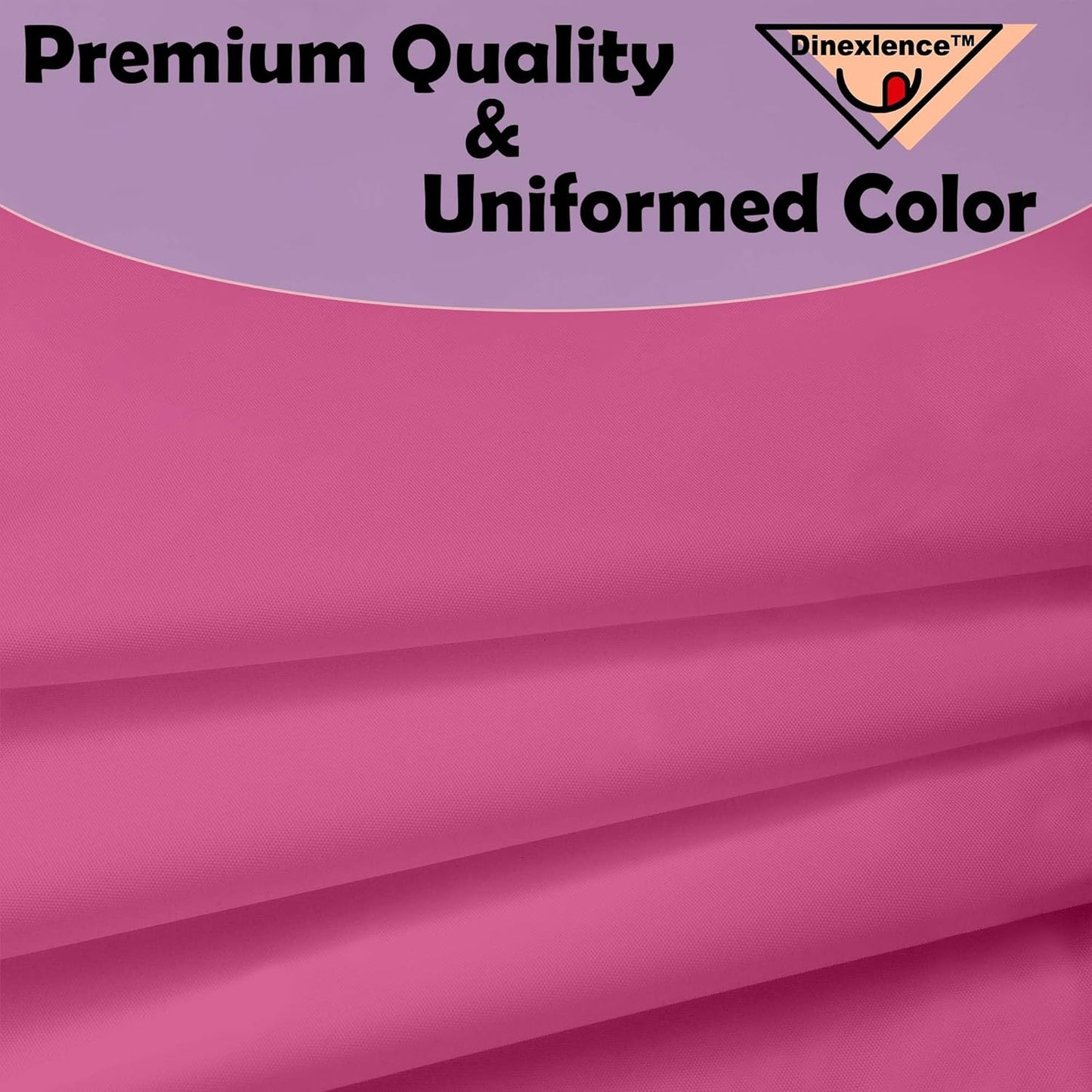 2 Pack Hot Pink Premium Plastic Tablecloth Rectangle 54 x 108 Inches Reusable Cerise Magenta Decorative Table Cover for Dining, Wedding, Party, Indoor and Outdoor use