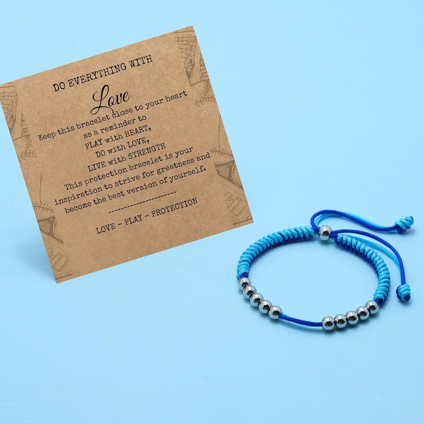 LAMIBEE Golf Stainless Steel 10 Bead Score Counter Bracelet, Golf Stroke Count Bracelet, Resizable Easy to Adjust Golf Round Scoring Tracker, Durable Stylish Golf Accessory