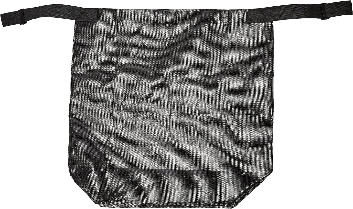 Club Clean Universal Cart Bag – Golf Cart Grocery Bag & Storage Carrier – Fits 2 & 4 Seat Golf Carts – Mesh Bag for EZGO, Yamaha, Club Car – Grocery, Beach, Chair & Supply Buggie Bag Attachment Black