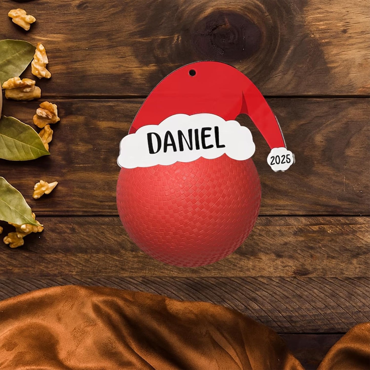 Personalized Dodgeball Balls Christmas Ornament 2025, Custom Dodgeball Ornaments with Name, Team Ornament, Custom Coach Gifts, Christmas Tree Decor, Gifts for Sports Lovers Boys, Xmas Gift 2025