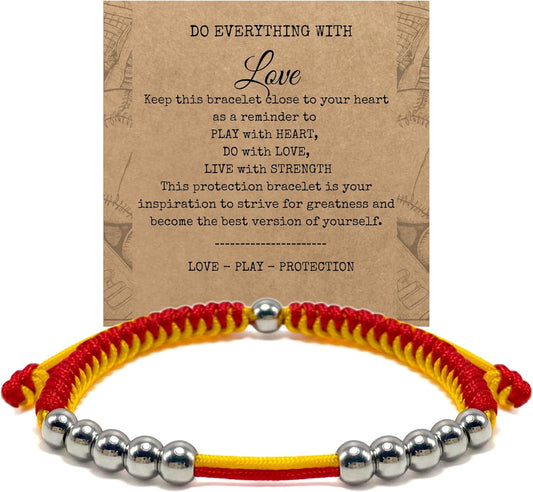 LAMIBEE Golf Stainless Steel 10 Bead Score Counter Bracelet, Golf Stroke Count Bracelet, Resizable Easy to Adjust Golf Round Scoring Tracker, Durable Stylish Golf Accessory