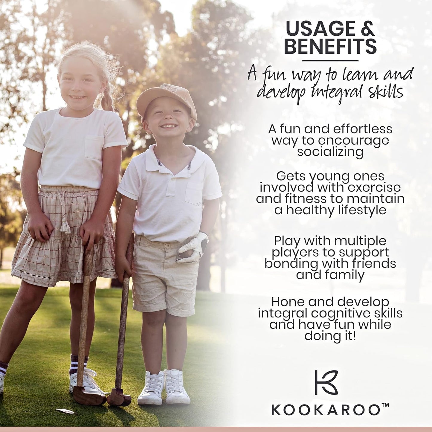 Toddler Golf Set Ages 3-5 - Kids Golf Clubs 3-5 - Kids Golf Set - Golf Set for Kids 4-8 - Baby Golf Toy - 2 Year Old Golf Set - Toddler Golf Clubs Age 2 - Mini Golf Set - Baby Golf Clubs