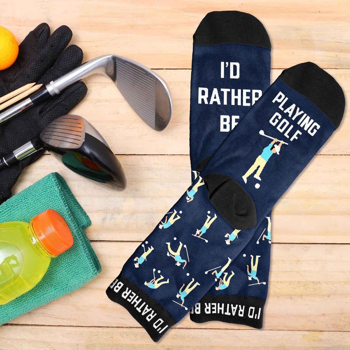 VICRAZY Golf Gifts for Men, Women - Golf Accessories, Golf Socks for Dad, Mom - Funny gift, Christmas Gifts, Stocking Stuffer