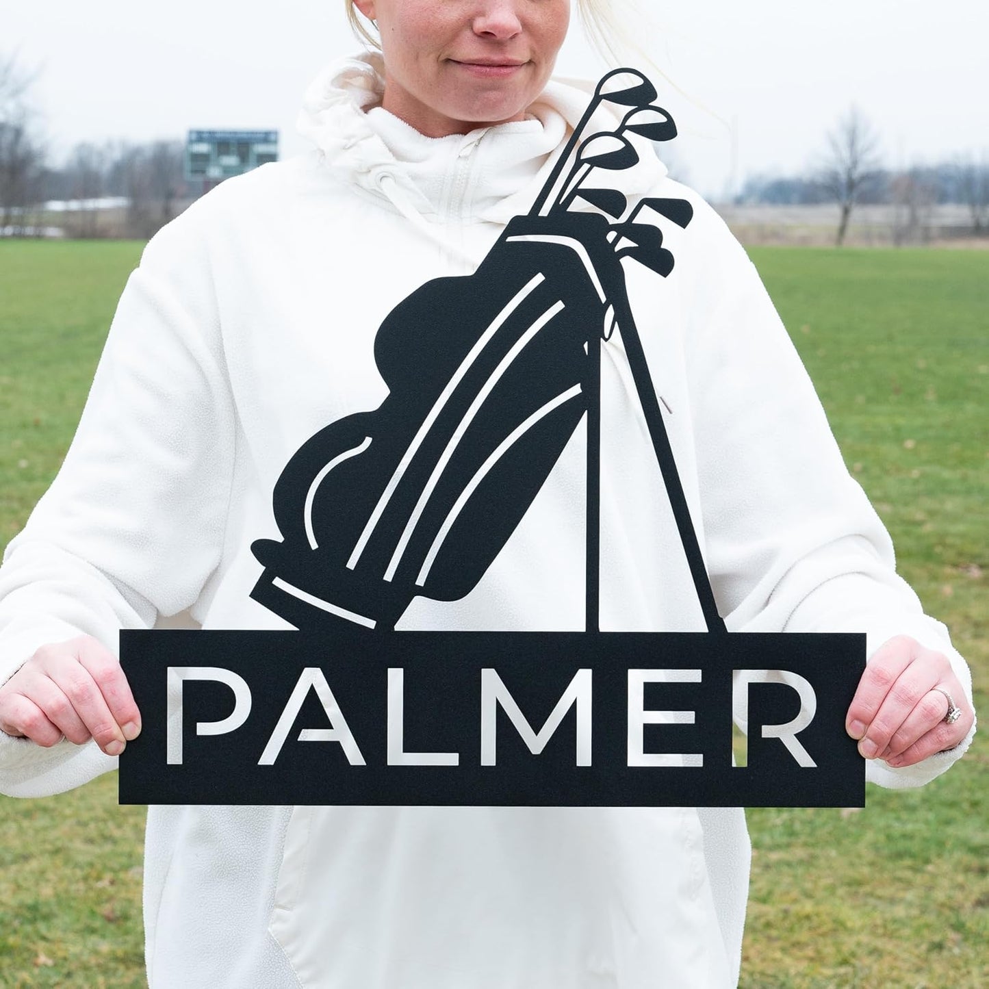 Personalized Metal Golf Team Name Sign, Custom Golf Name Sign, Sports Name Sign, Sport Theme Room Decor, Name Wall Art, Golfer Gift, Golf Decor