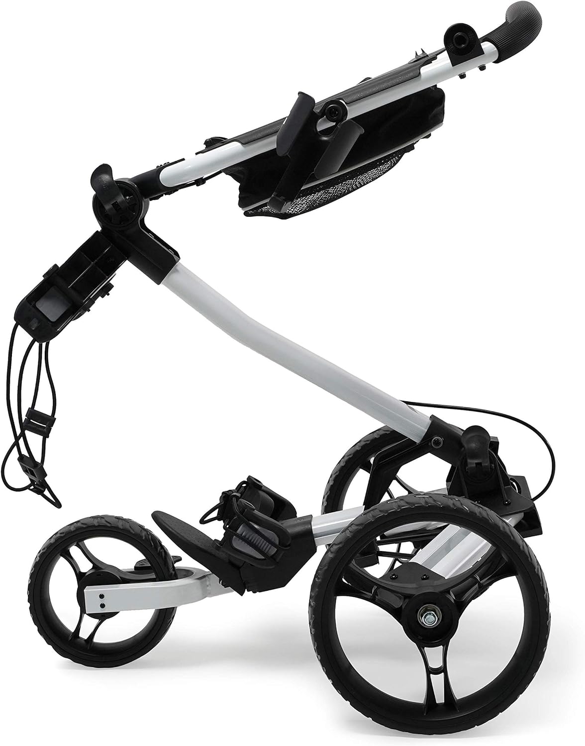 OMADA GOLF Trilite Golf Push Cart | Lightweight and Folding Golf Cart | Adjustable Golf Bag Stand