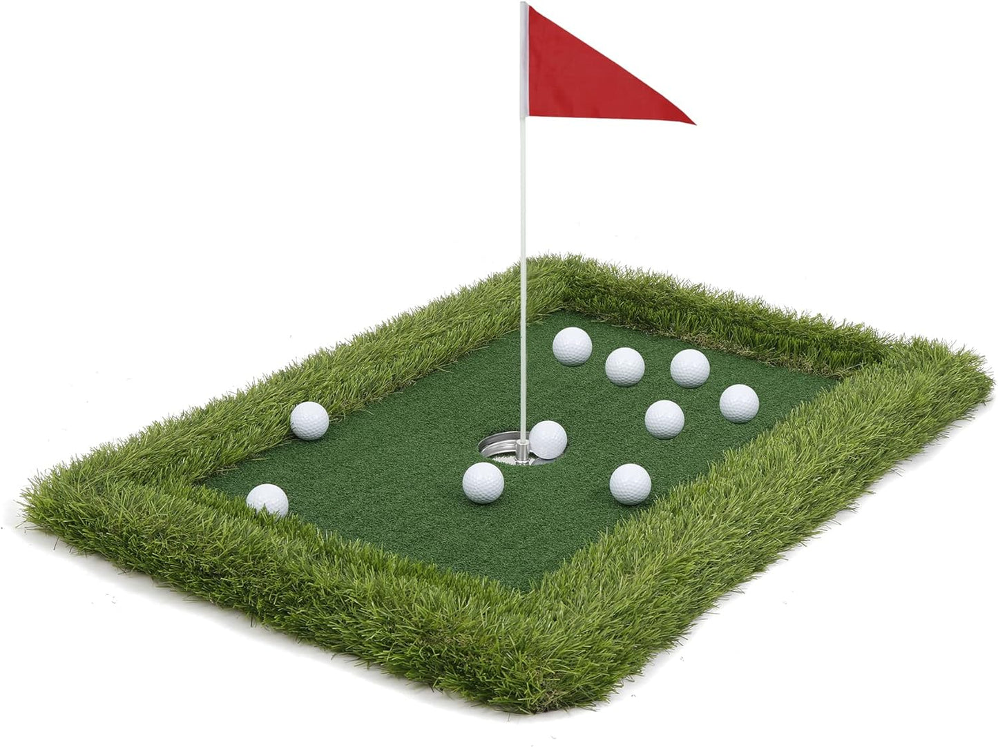 HSM Floating Golf Green for Pool,Floating Chipping Green, Funny Pool Golf Game in Pool/Water/Outdoor Golf Putting Mats Training Accessories for Pool Game