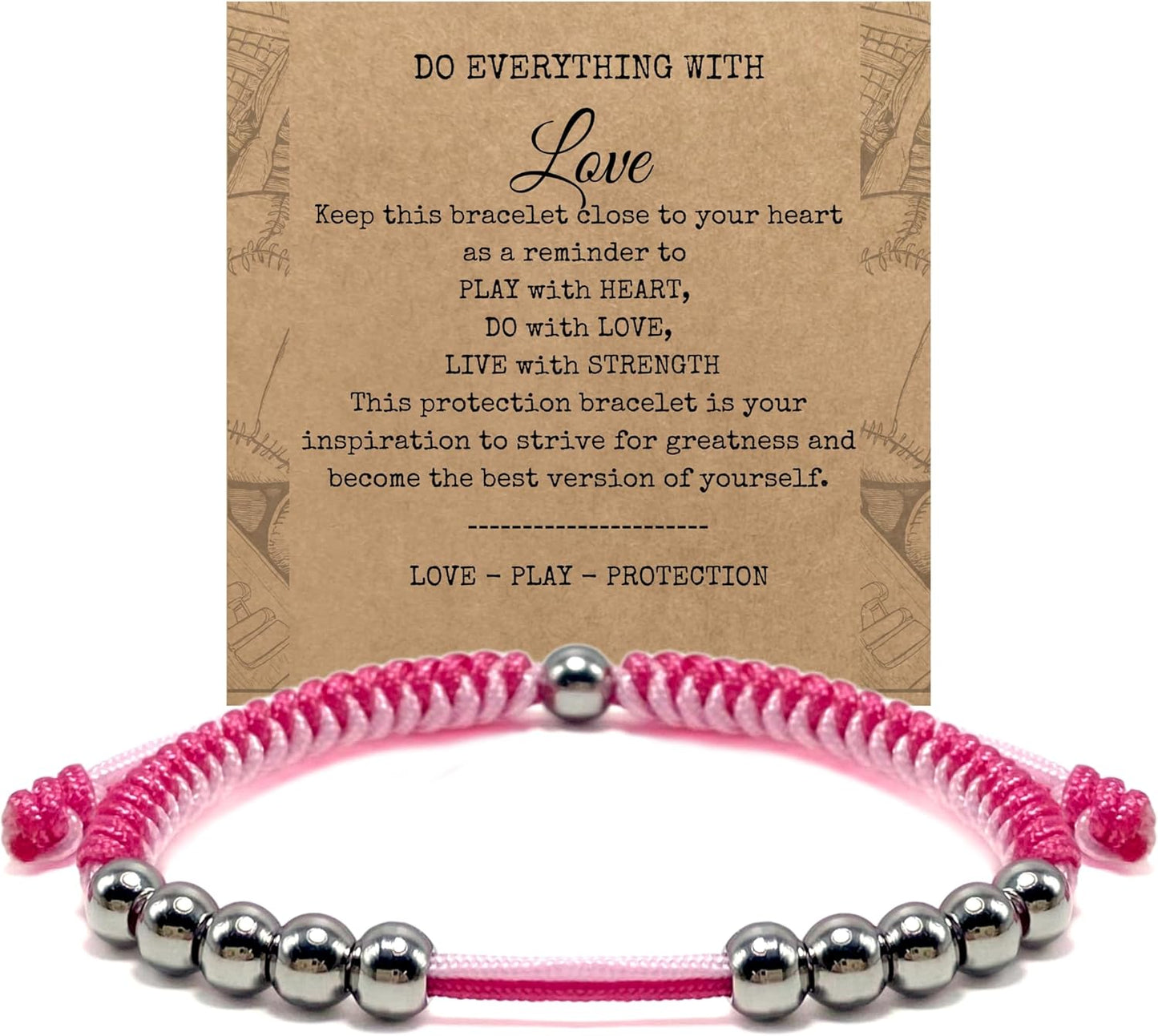 LAMIBEE Golf Stainless Steel 10 Bead Score Counter Bracelet, Golf Stroke Count Bracelet, Resizable Easy to Adjust Golf Round Scoring Tracker, Durable Stylish Golf Accessory