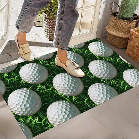 Golf Indoor Door Mat,Front Door Mat Outside Entrance,17x29.5 in,Non-Woven Fabrics Non Slip Floor Doormat,Welcome Mats Entryway Rug Doormats for Kitchen Bedroom Living Room Decor Gifts