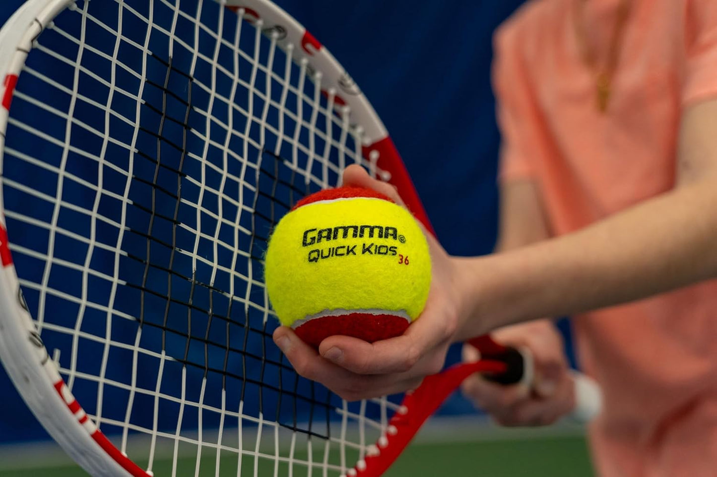 GAMMA Quick Kids 36, 60, & 78 Training Tennis Balls for Kids & Beginners, Low-Compression Core Reduces Speed & Bounce, Great for Tennis Practice, USTA & ITF Approved for Use in 10 & Under Tournaments
