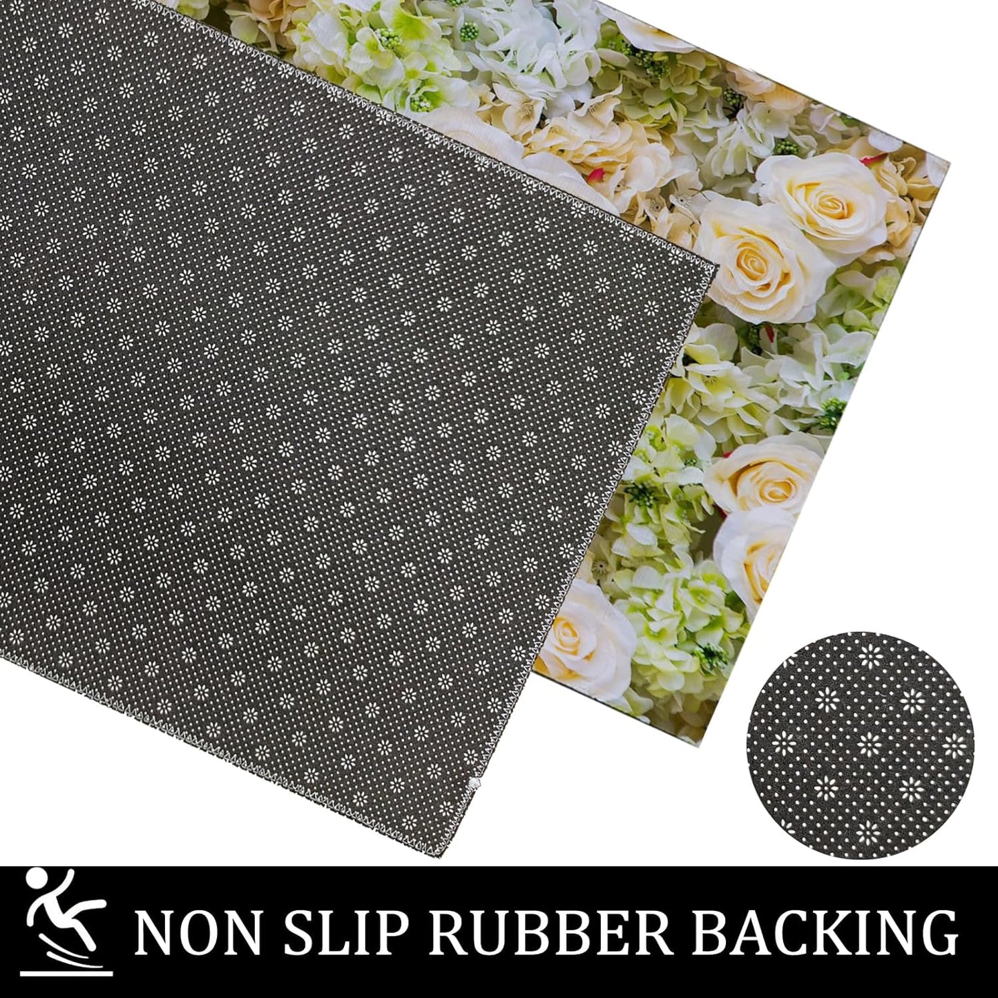 Farmhouse Pig Indoor Doormat, Non-Woven Fabrics Non Slip Floor Mat 17x29.5 in Area Rug Quick Absorbent Entrance Rug Front Door Mat, Welcome Mats Entryway Rug Doormats for Kitchen Home Bedroom