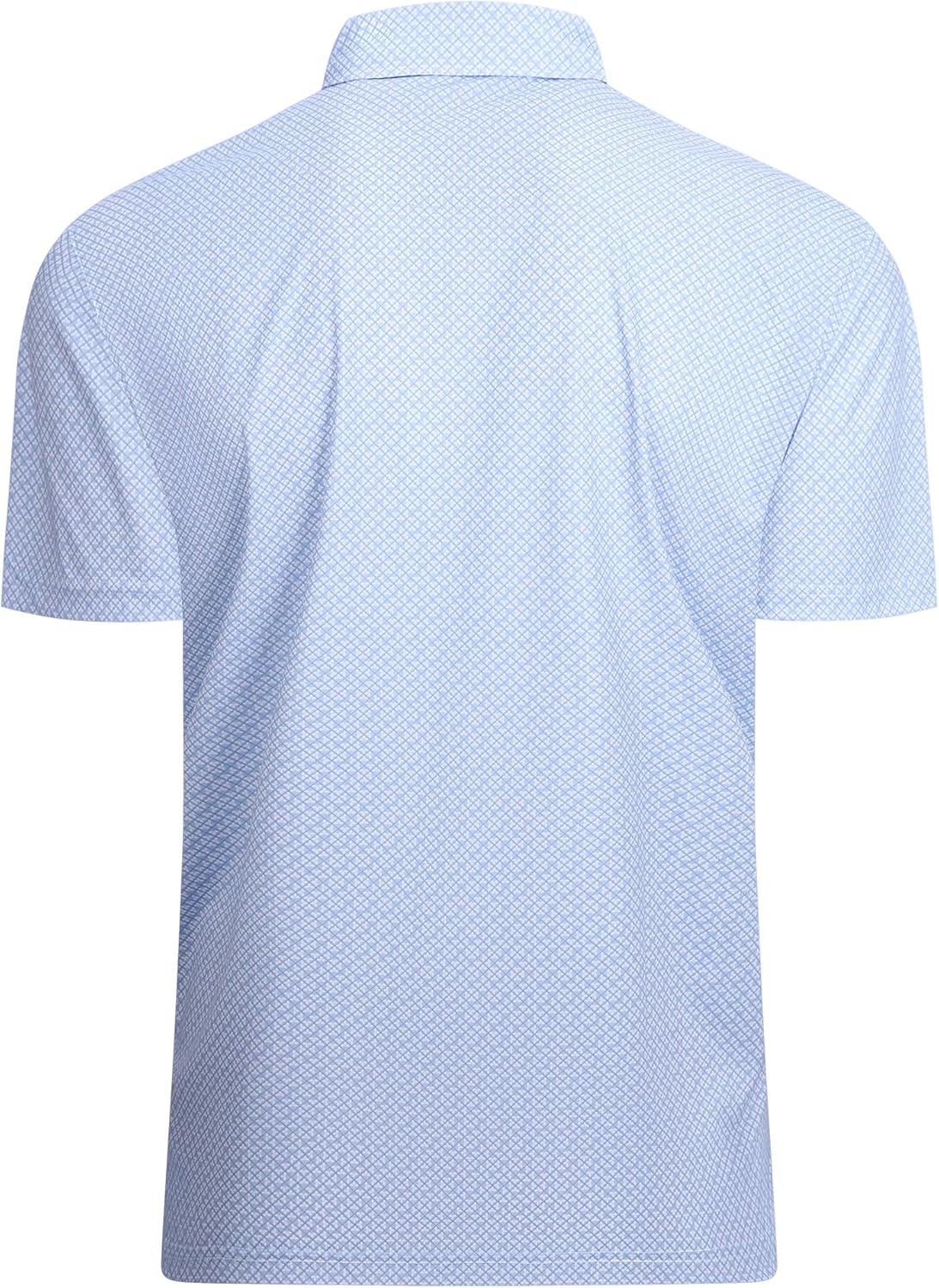 Alex Vando Mens Golf Shirt Moisture Wicking Classic Print Golf Shirts for Men