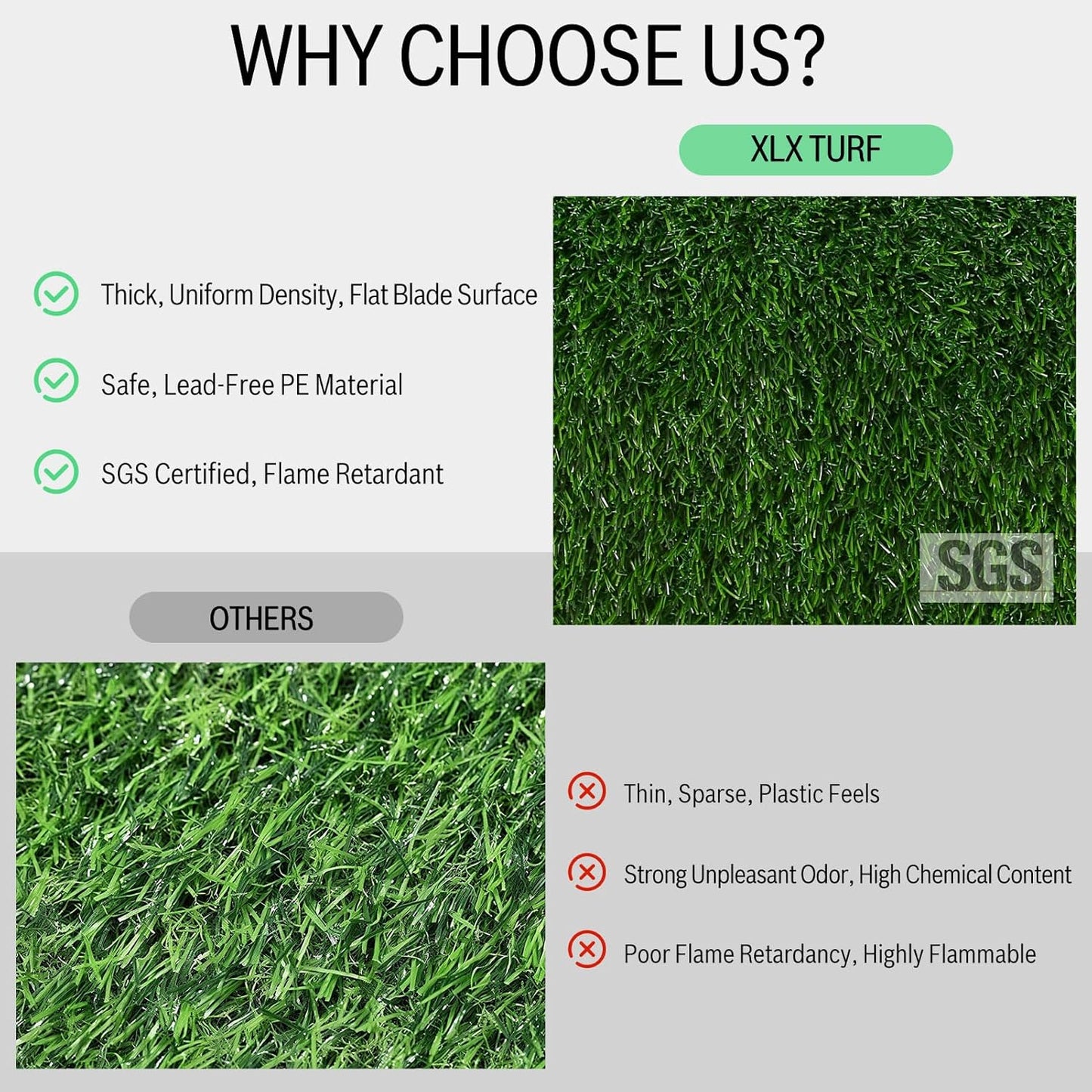 XLX TURF Green Faux Grass Table Runner, Artificial Turf Table Centerpiece Decor Golf Theme Party, Birthday, Wedding, Baby Shower, Dining, 12"x120"/10 FT