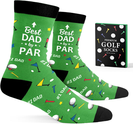 VICRAZY Golf Gifts for Men, Women - Golf Accessories, Golf Socks for Dad, Mom - Funny gift, Christmas Gifts, Stocking Stuffer