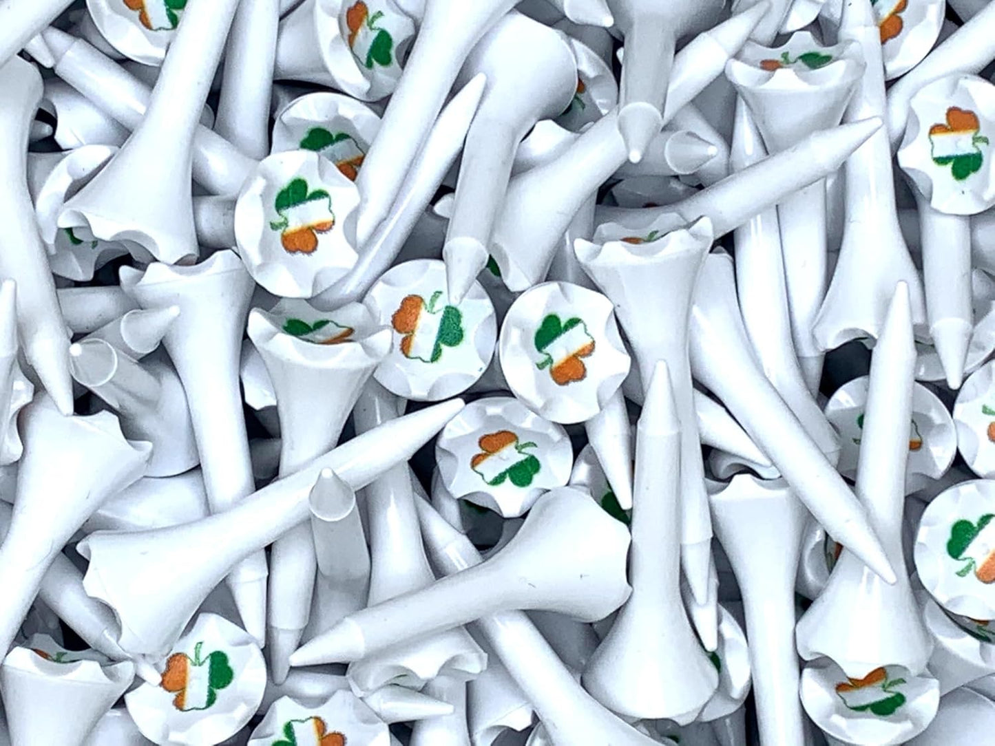 TRUESTRIKE Premium USA Golf Tees – 3¼" or 2¾" Durable Plastic Performance Tees (100 Pack) – Made in USA – Bulk Value Pack