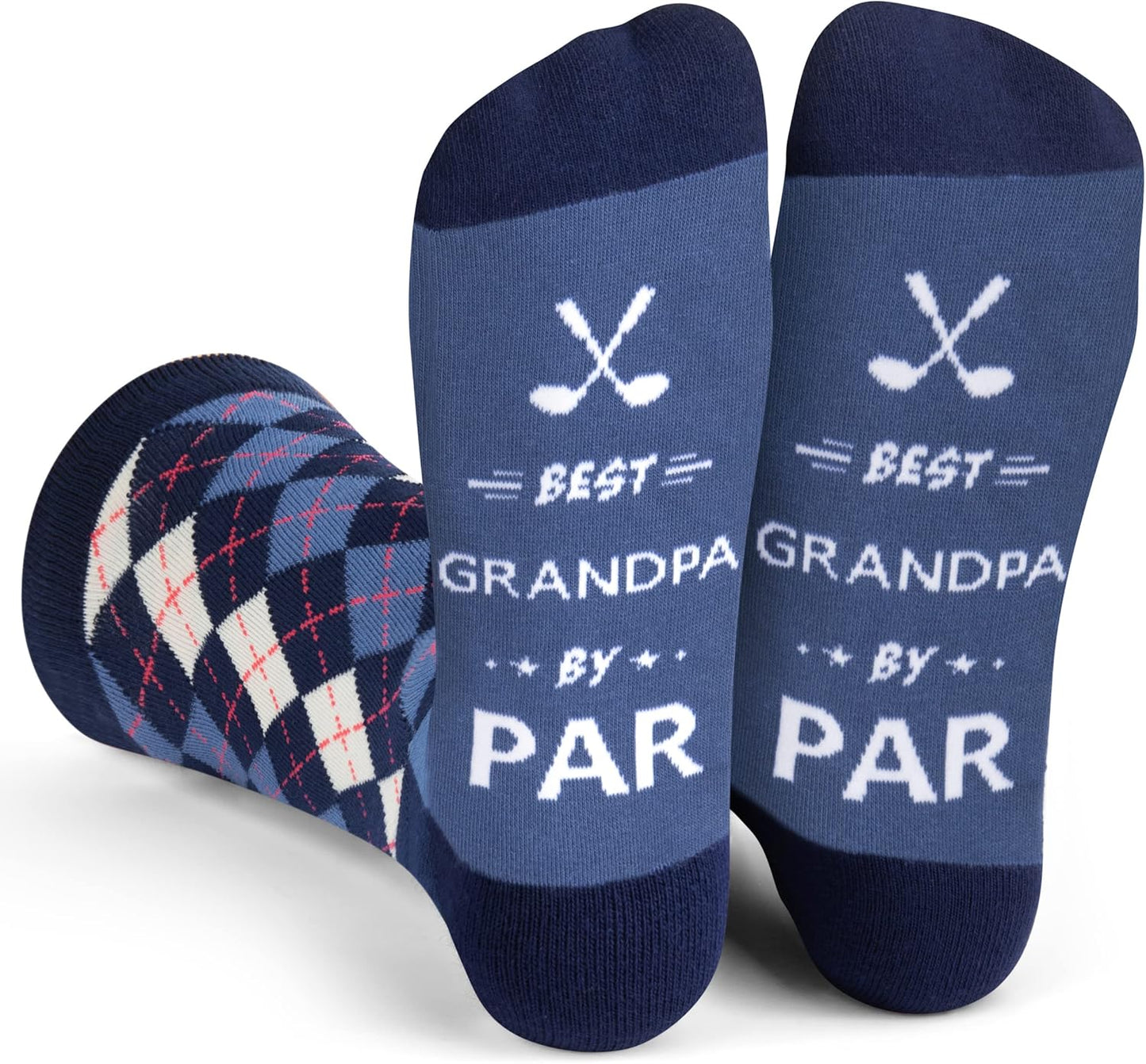 Lavley Funny Golf Socks - Fun gift for golfers - Unisex one size fits most - Great for birthdays or stocking stuffers