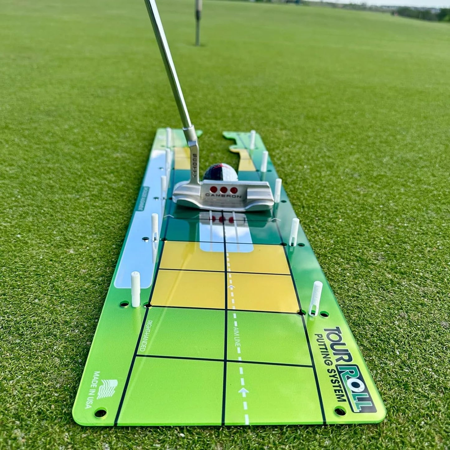 EyeLine Golf Putting Mirror - Alignment Training Aid Used by Top Tour Pros for Consistent Setup, Checks Eyes-Shoulders-Putter Face for Improved Accuracy, Indoor-Outdoor Practice
